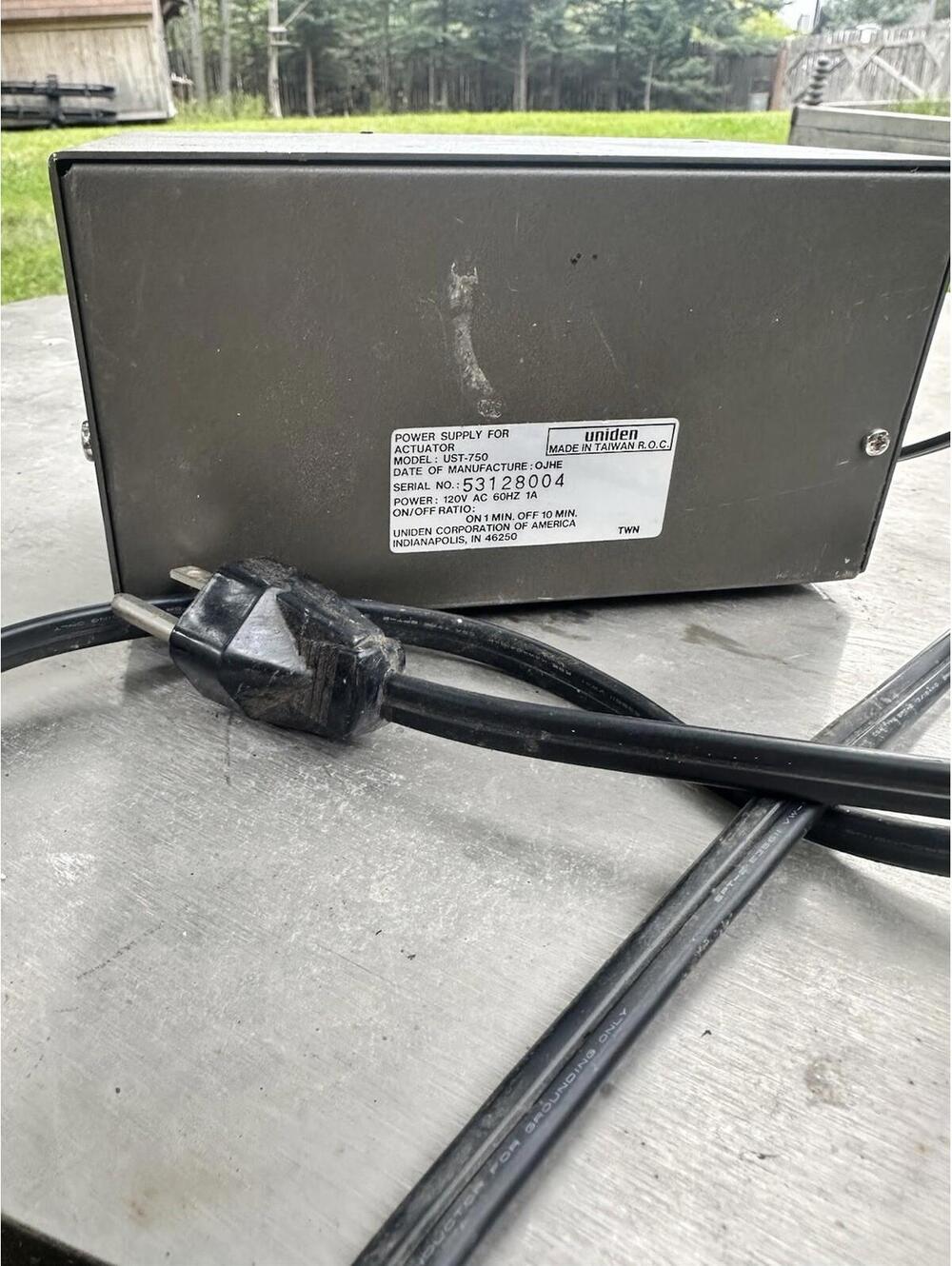 UNIDEN UST-750 POWER SUPPLY Uniden Model 53128004